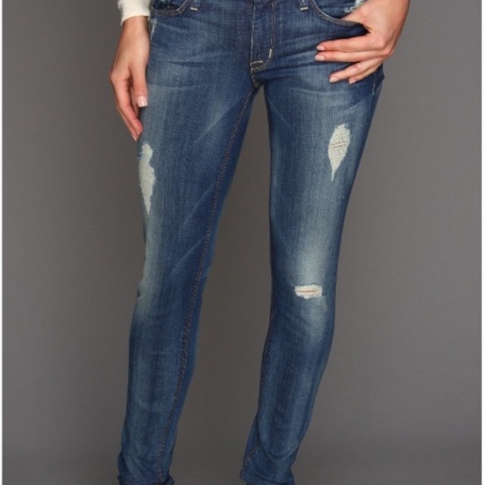 HUDSON Krista Super Skinny Distressed jeans 31